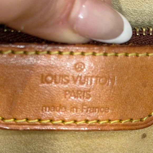Louis Vuitton Babylone Monogram Zip Tote Vintage 1997 Made in France